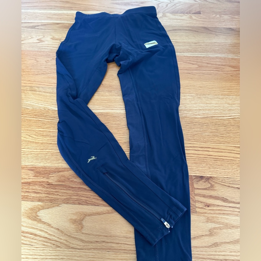 Tracksmith navy unlined turnover tights size small (men’s)